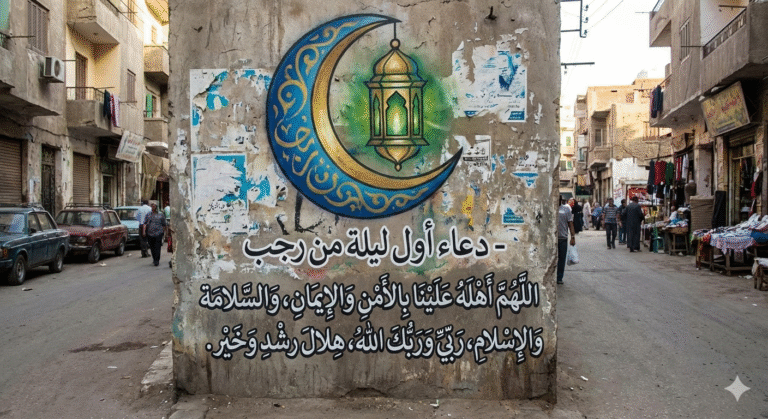 دعاء أول ليلة من شهر رجب